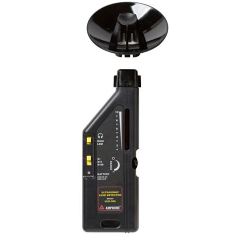 When leaks occur, they often generate an ultrasonic frequency that is beyond the range of human hearing. Amprobe ULD-300 Ultrasonic Leak Detector | Meter Digital