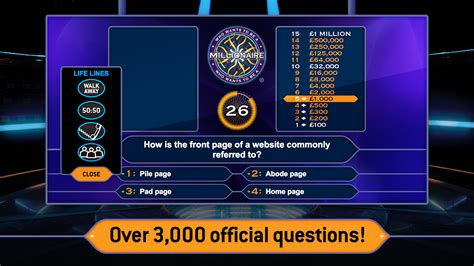 Who Wants To Be A Millionaire Het Basisspel Van De Who Wants To Be A