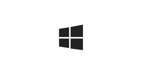 Black Windows Logo Png
