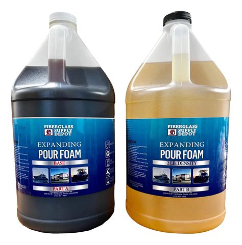 2 Lb Density Expanding Pour Foam 2 Part Polyurethane Closed Cell