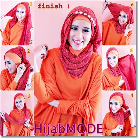 Hijab Mode Tutorial Hijab Glitter