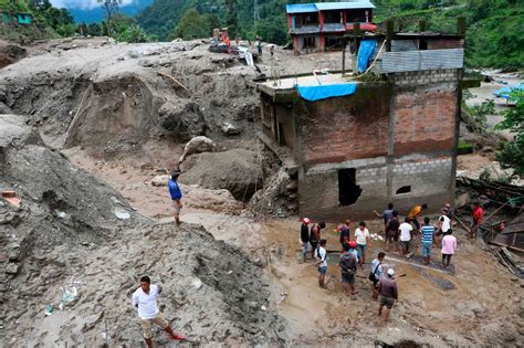 Nepal Floods Landslides Kill At Least 30 People