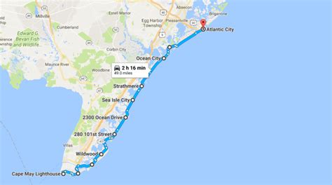 This distance and driving directions will also be displayed on an interactive map labeled as distance map and driving directions georgia (us). This 49-Mile Drive Is the Best Way to See New Jersey's ...