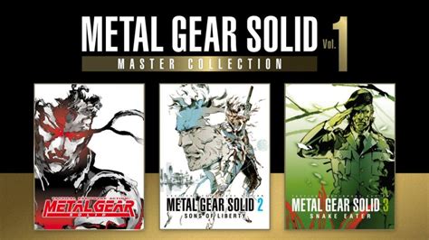 Metal Gear Solid Master Collection Vol 1 Release Date Games