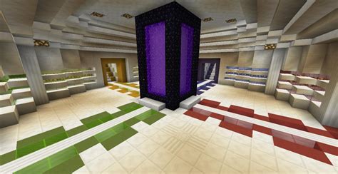 Modern Nether Hub For Servers And Single Player Smp Sp Quartz