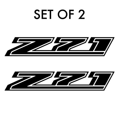 Set Of 2 Z71 Decal For 2014 2019 Chevrolet Colorado Pickup Truck Beds