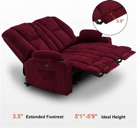 Buy Mcombo Fabric Power Loveseat Sofa Electric Reclining Loveseat Sofas For Living Room With