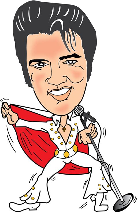 15 Interesting Elvis Presley Cartoon Drawing Elvis Presley