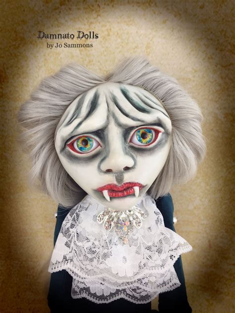Ooak Gothic Vampire Artist Doll By Damnato Dolls Etsy Handmade Original