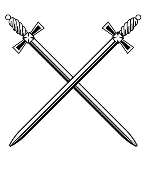 Crossed Swords Transparent Background