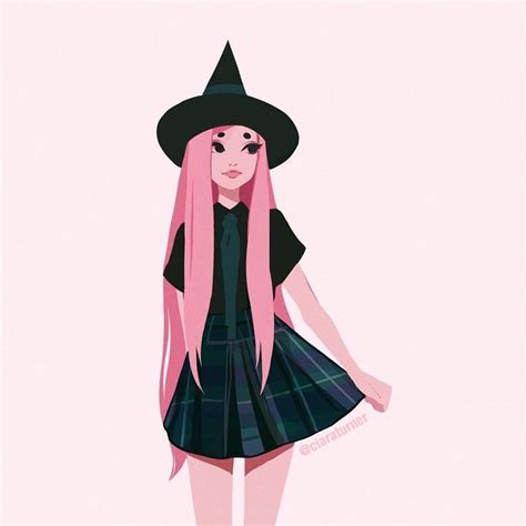 Pink Witch Witch Art Fashion Art Aesthetic Art