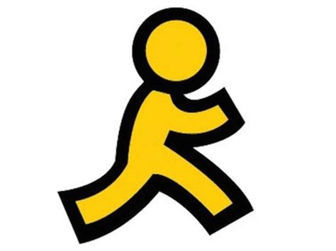 Heres The Story Behind Aols Iconic Yellow Running Man Logo Business