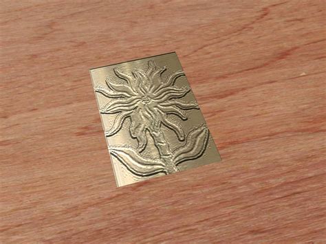 How To Emboss Metal 4 Steps With Pictures Wikihow