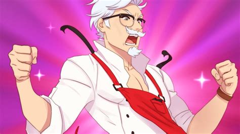 Kfc The Anime The Sequel I Love You Colonel Sanders A Finger Lickin Good Dating Simulator