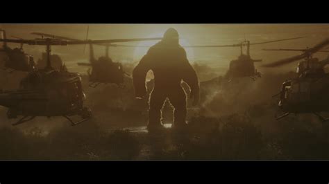 King Kong Vs Helicopters King Kong Skull Island 2017 Action Scene