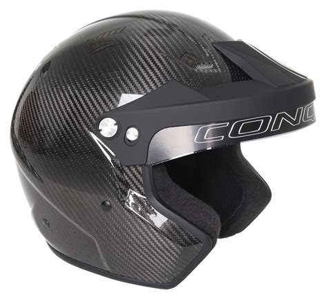 Conquer Carbon Fiber Snell Sa2020 Approved Open Face Racing Helmet Ebay