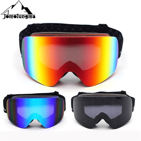 Jomolungma Ski Goggles Double Cylindrical Layer Lens Anti Fog Uv400 Protection Men Women Snow