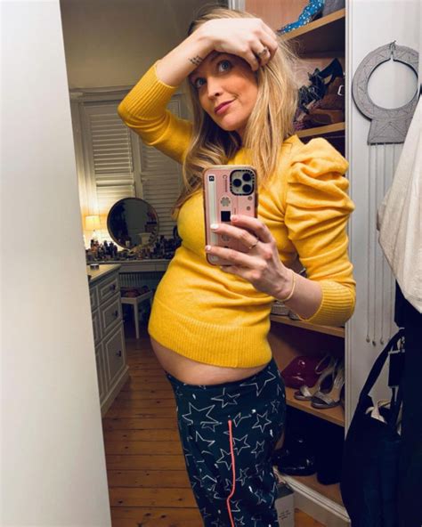 Pregnant Laura Whitmore Shows Off Growing Baby Bump As She Jokes About