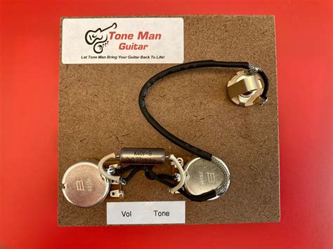 Les Paul Jr Gibson Prebuilt Wiring Harness Kit Tone Man Guitar Upgrade Wiring Kits For Tone