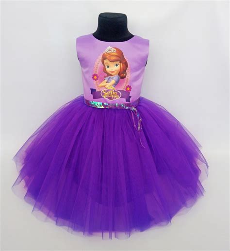 Princess Sofia Birthday Dress Sofia Tutu Dress Purple Etsy