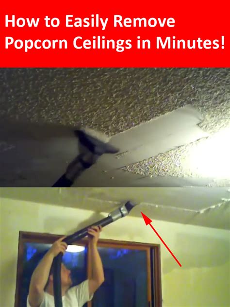 For painted popcorn ceilings that were created with asbestos, make sure to seal any crumbs and dust into an airtight bag in order to avoid polluting the air and exposing others to the. How To Remove Popcorn Ceilings in Less than 10 Minutes!