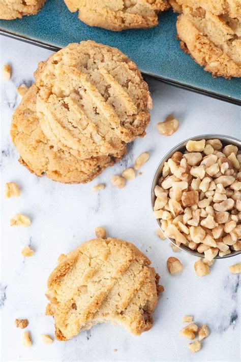 Make/press dough strings of about. Almond flour cookies with walnuts (diabetic and Keto ...