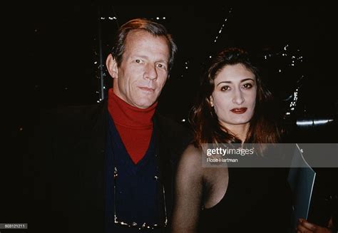 American Photographer Peter Beard With His Wife Nejma Beard At A