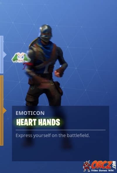 Fortnite Battle Royale Heart Hands The Video Games Wiki