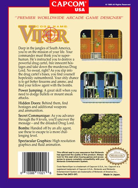 Code Name Viper Images Launchbox Games Database
