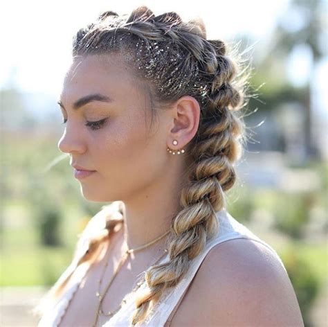 Get The Look 4 Fun Festival Hairstyles From Coachella Music Festival