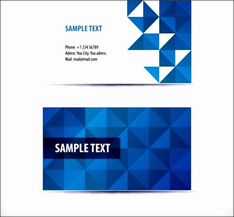 Cards march 14, 2019march 14, 2019 kate. 9 Free Word Business Card Templates - SampleTemplatess ...