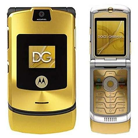 Vintage Motorola Razr V3i Dolce Gabbana Mobile Phone