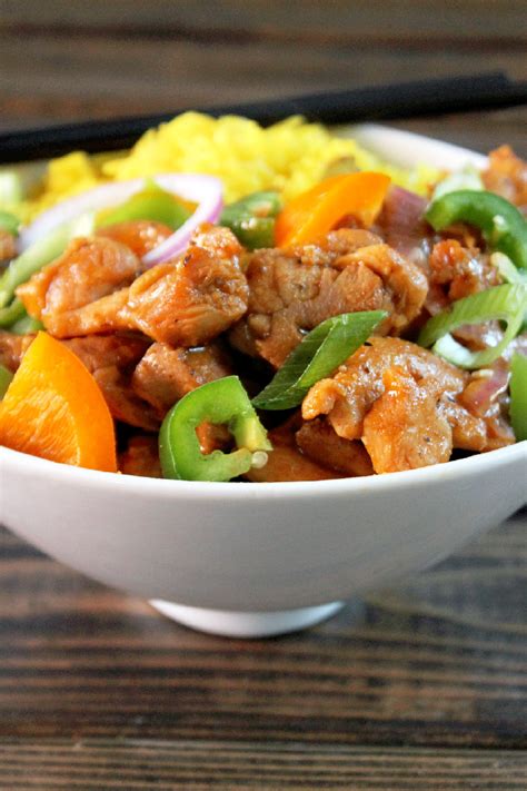 Black pepper chicken is prepared with marinated diced chicken, celery, onions & fresh ground black pepper, tossed in a wok with a mild ginger soy sauce. Panda Express Black Pepper Chicken Copycat