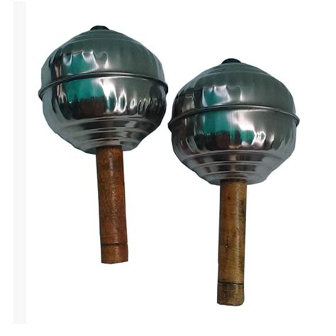 Maracas Percussion Musical Instrument Indian Model Made Of Steel Metal