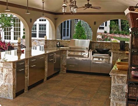 These outdoor kitchen plans will show you how to custom build an outdoor kitchen that will fit perfectly into the angles and curves of an existing deck. 20+ Ideas about Outdoor Kitchen Plans - TheyDesign.net ...