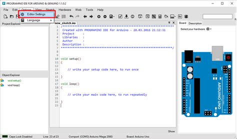 Programino Ide Arduino Settings Programino Software For Arduino™