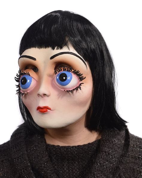 Big Eyes Face Mask Pretty Woman Doll Mannequin Creepy Etsy Creepy