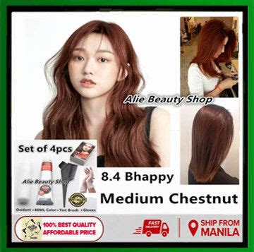 Medium Chestnut Permanent Hair Color Set Bhappy Lazada Ph