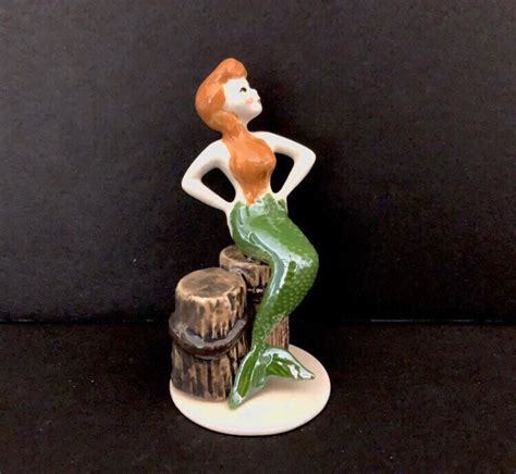 Mint Hagen Renaker Vintage Mermaid Figurine Figurines Retro Midcentury