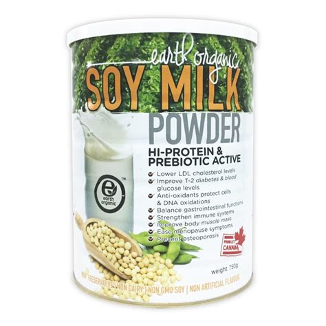 Earth Organic Soy Milk Powder 750g Canada Shopee Malaysia