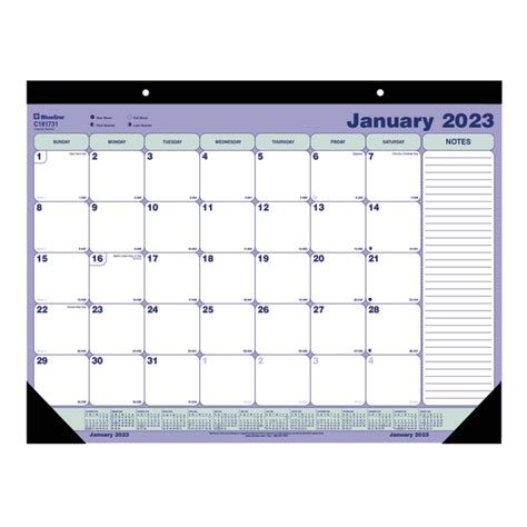 2024 Brownline® Monthly Desk Pad Calendar 22 X 17 January To