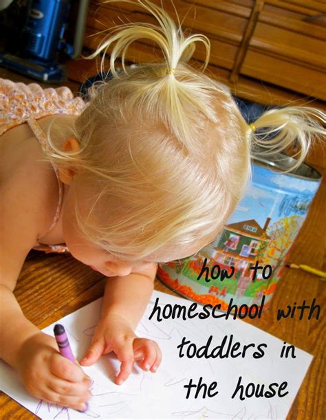 How To Homeschool With A Toddler In The House 5 Simple Tips Toddler