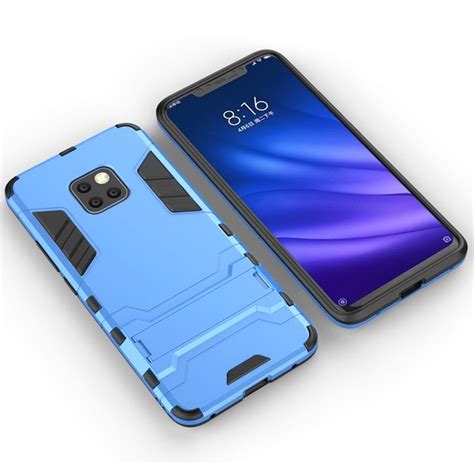 Armor Series Huawei Mate 20 Pro Hybrid Case With Stand Blue