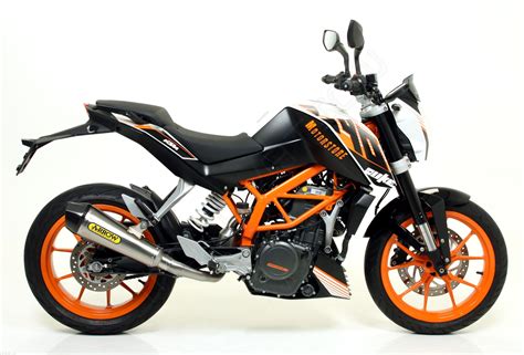 A full faired sportsbike from the stable of ktm. Arrow X-Cone Slip-On Exhaust KTM / RC125 / 2016 (71813XKI)