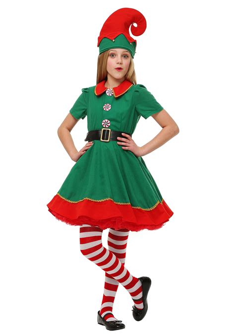 Fantasia De Elfo Para Meninas Girls Holiday Elf Costume