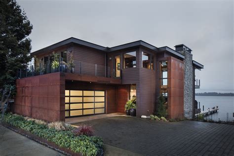 A Three Story Kirkland Home Blends Northwest Warmth And Contemporary
