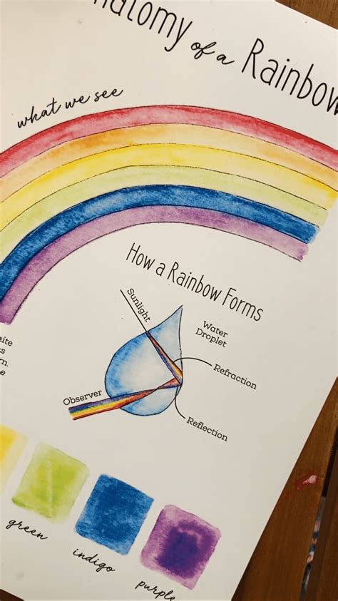 Anatomy Of A Rainbow Free Printable Make A Rainbow