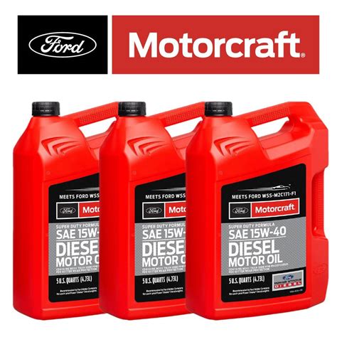 Motorcraft 15 Qts 15w 40 Synthetic Blend Oil For Ford Super Duty 73l6