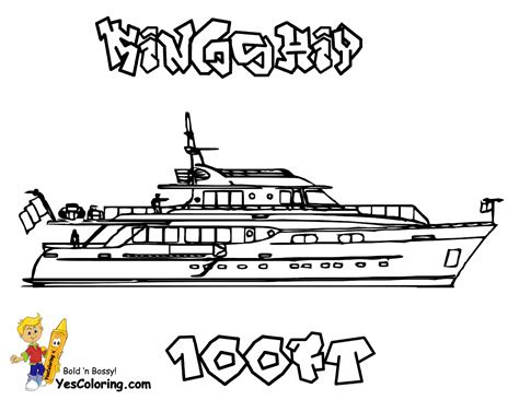 You can easily print or download them at your convenience. Super Yacht Ship Coloring Pages | Motor Boats | Free | Yachts