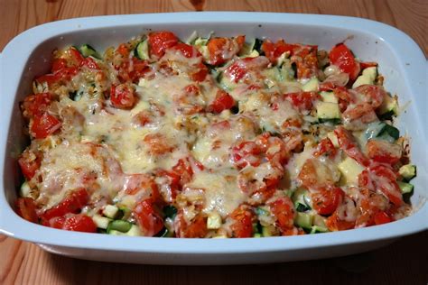 Gratin au courgettes et tomates